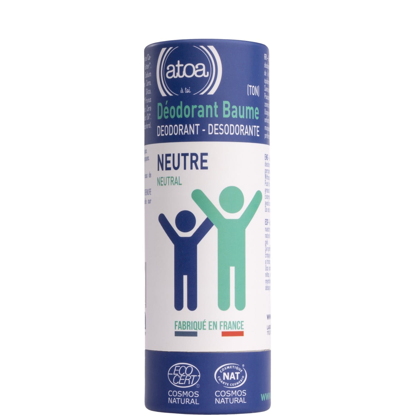 B olie verkopen fysiek Atoa Deodorant Stick neutraal - 100% Natuurlijk - Scheersalon.nl
